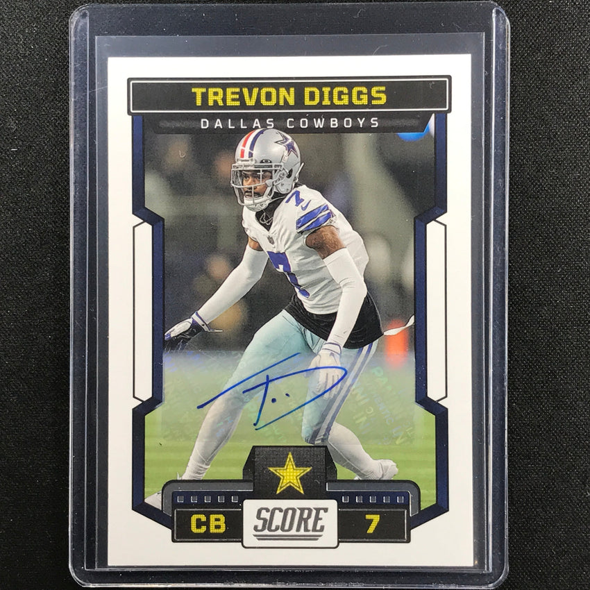 2023 Score Trevon Diggs Base Signatures Auto Base No 231
