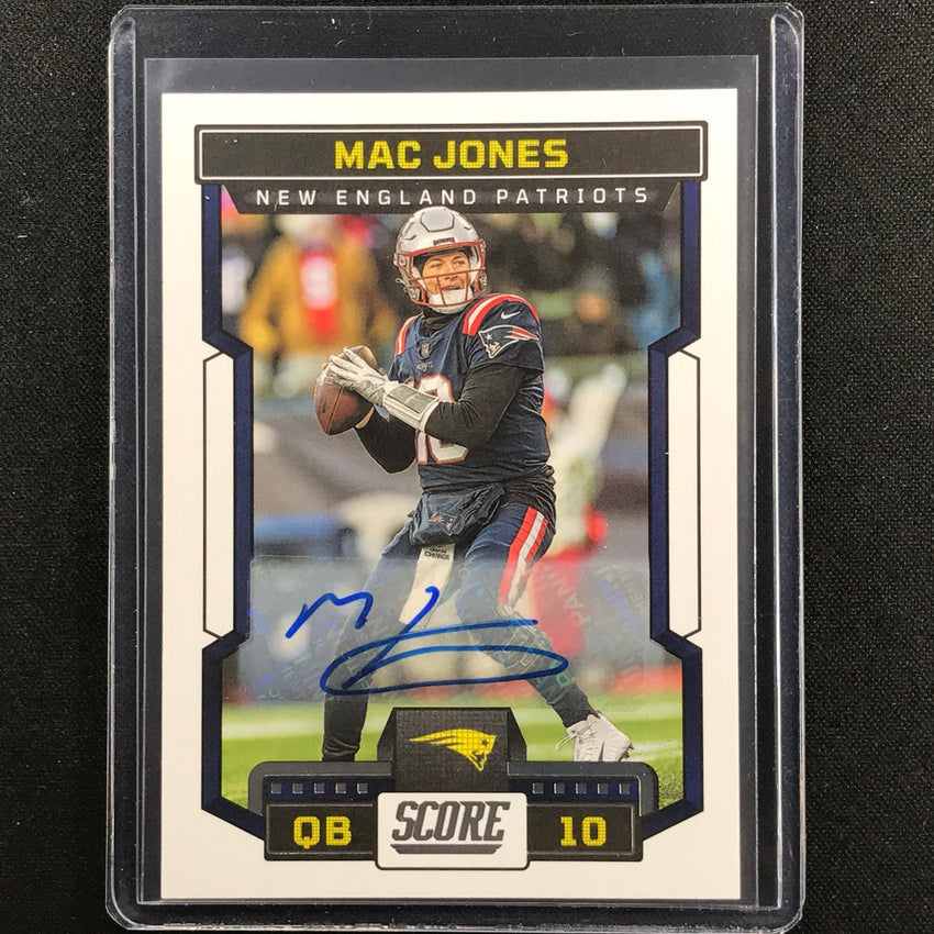 2023 Score Mac Jones Base Signatures Auto Base No 280