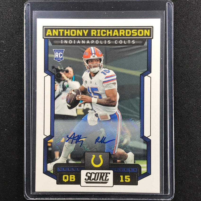 2023 Score Anthony Richardson Rookie Signatures Auto Base No 304