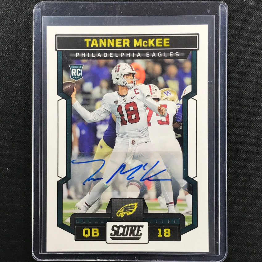 2023 Score TANNER MCKEE Rookie Signatures Auto Base #306