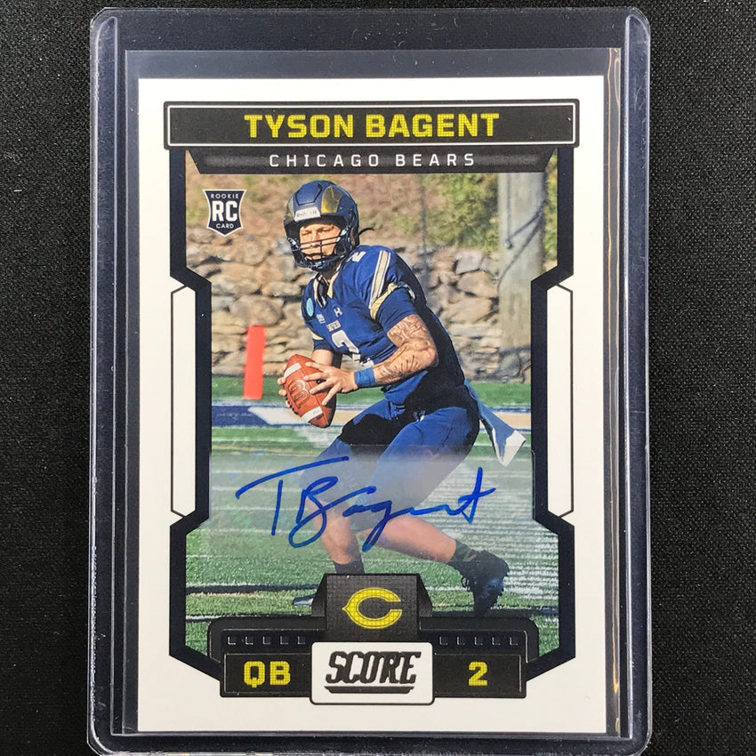 2023 Score Tyson Bagent Rookie Signatures Auto Base No 312