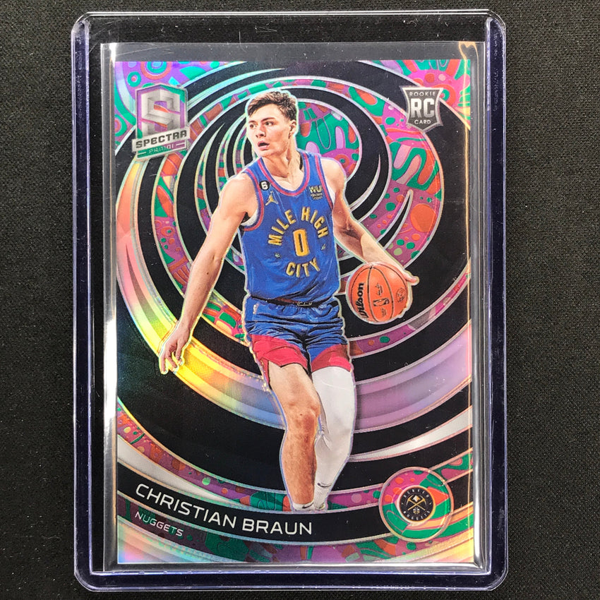 2022-23 Spectra CHRISTIAN BRAUN Rookie Psychadelic SSP #170