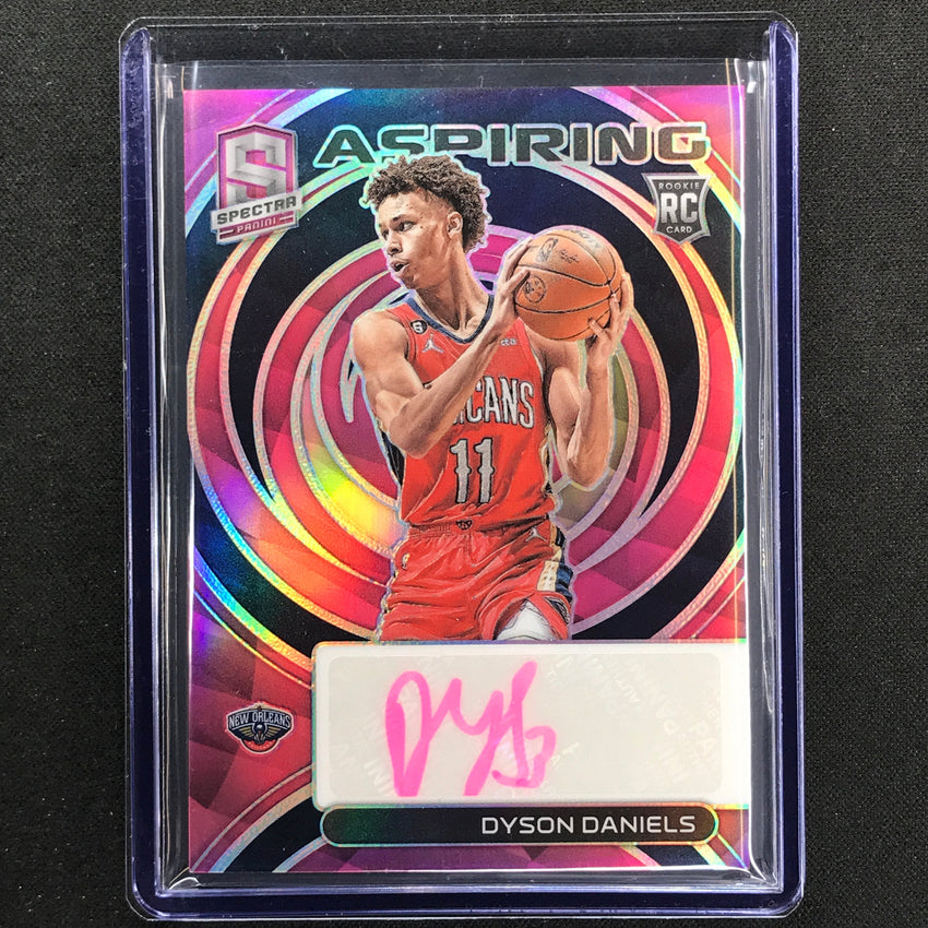 2022-23 Spectra Dyson Daniels Aspiring Rookie Auto Pink 9/25