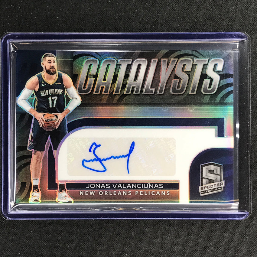 2022-23 Spectra Jonas Valanciunas Catalysts Signatures Auto Base 44/99