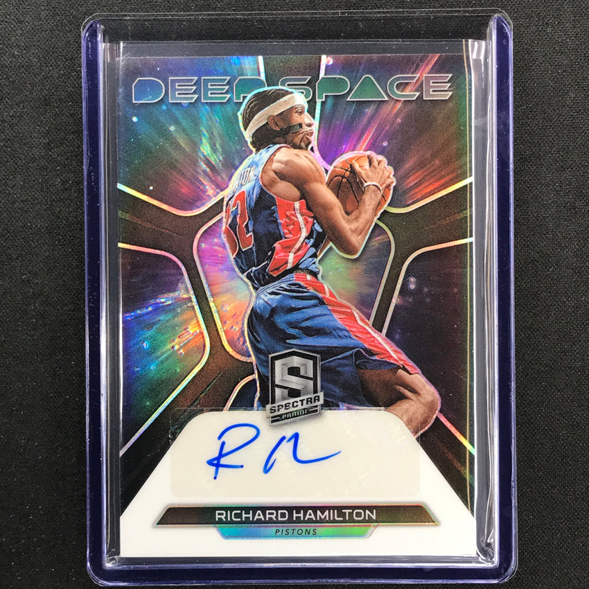 2022-23 Spectra Richard Hamilton Deep Space Signatures Auto Base 3/99