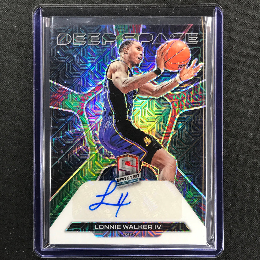 2022-23 Spectra Lonnie Walker Iv Deep Space Signatures Auto Meta 23/25