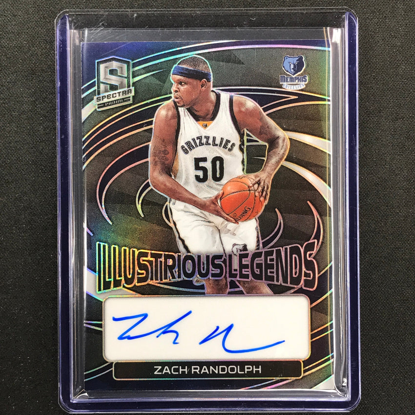 2022-23 Spectra Zach Randolph Illustrious Legends Signatures Auto Base 65/99
