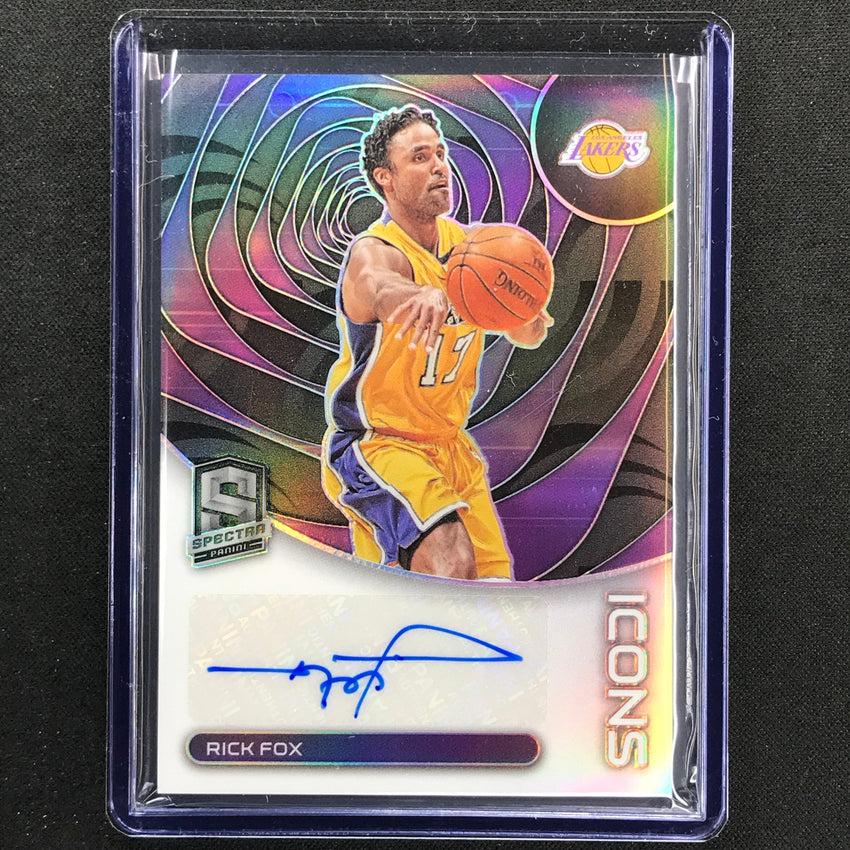 2022-23 Spectra Rick Fox Icons Auto Base 36/99