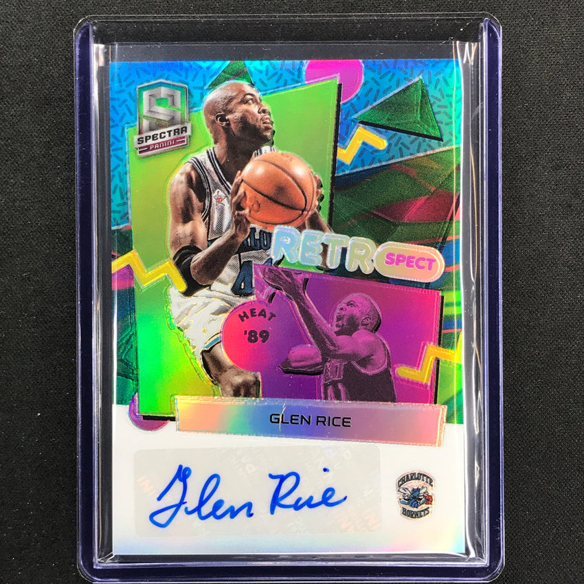 2022-23 Spectra Glen Rice Retrospect Auto Marble 1/5