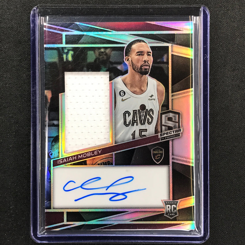2022-23 Spectra Isaiah Mobley Rookie Jersey Auto Silver Prizm 152/199