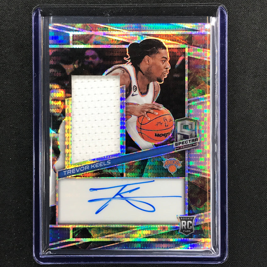 2022-23 Spectra Trevor Keels Rookie Jersey Auto Celestial 94/99
