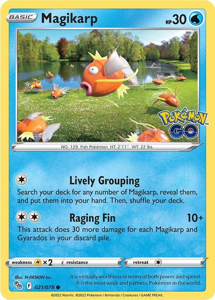 Magikarp - 021/078 - Common Pokemon Go