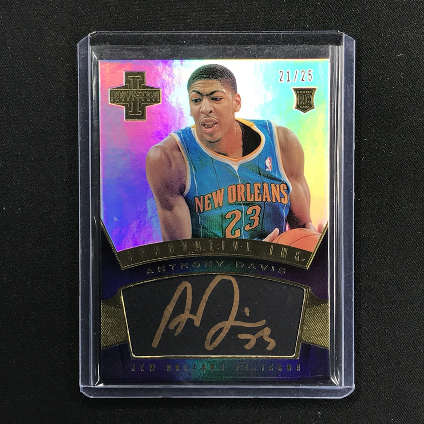 2012-13 Innovation ANTHONY DAVIS Innovative Ink Gold Rookie Auto 21/25-Cherry Collectables