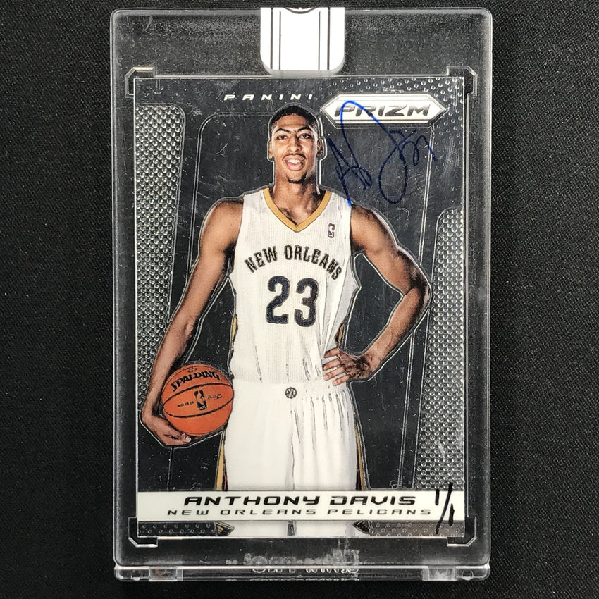 2013-14 Prizm ANTHONY DAVIS Replay Auto 1/1-Cherry Collectables