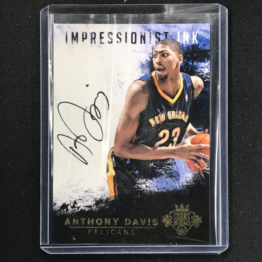 2014-15 Court Kings ANTHONY DAVIS Impressionist Ink Auto 22/40-Cherry Collectables