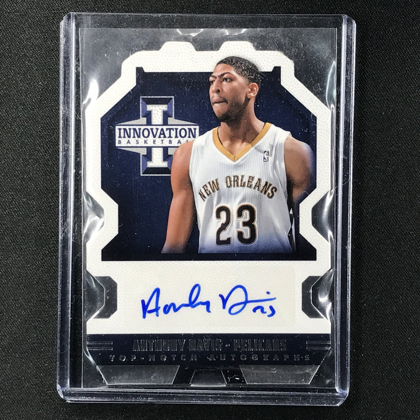 2013-14 Innovation ANTHONY DAVIS Top Notch Die Cut Auto 19/25-Cherry Collectables