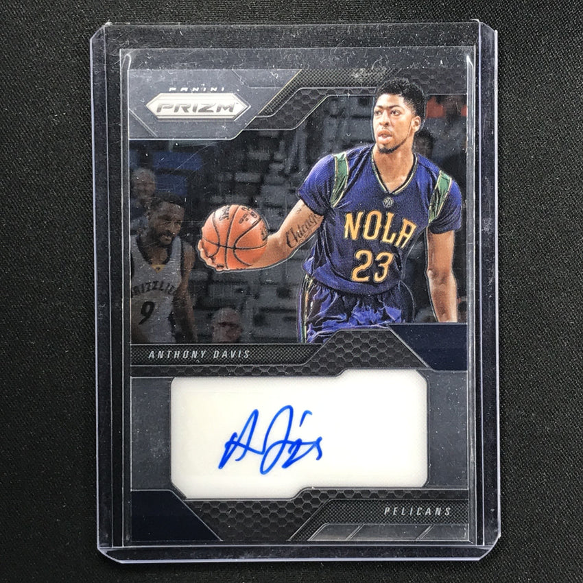 2016-17 Prizm ANTHONY DAVIS Base Auto #4-Cherry Collectables