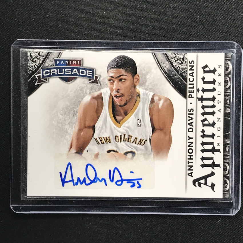 2013-14 Crusade ANTHONY DAVIS Apprentice Signatures Auto #19-Cherry Collectables