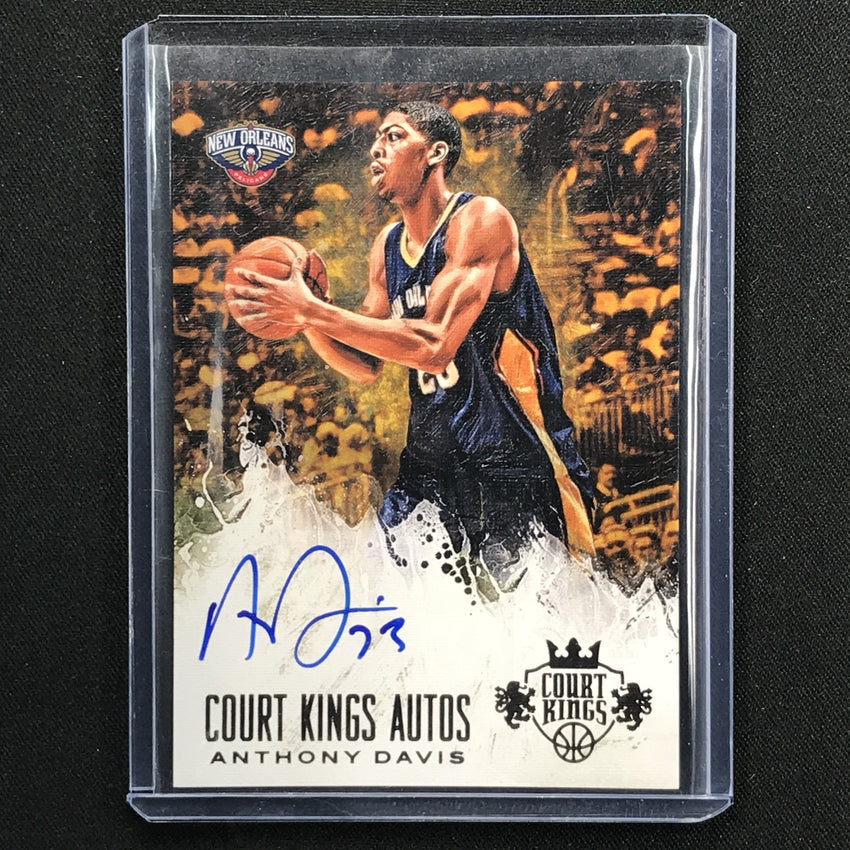 2013-14 Court Kings ANTHONY DAVIS Auto 20/35-Cherry Collectables
