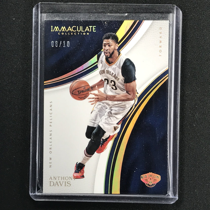 2016-17 Immaculate ANTHONY DAVIS Gold Base 6/10-Cherry Collectables