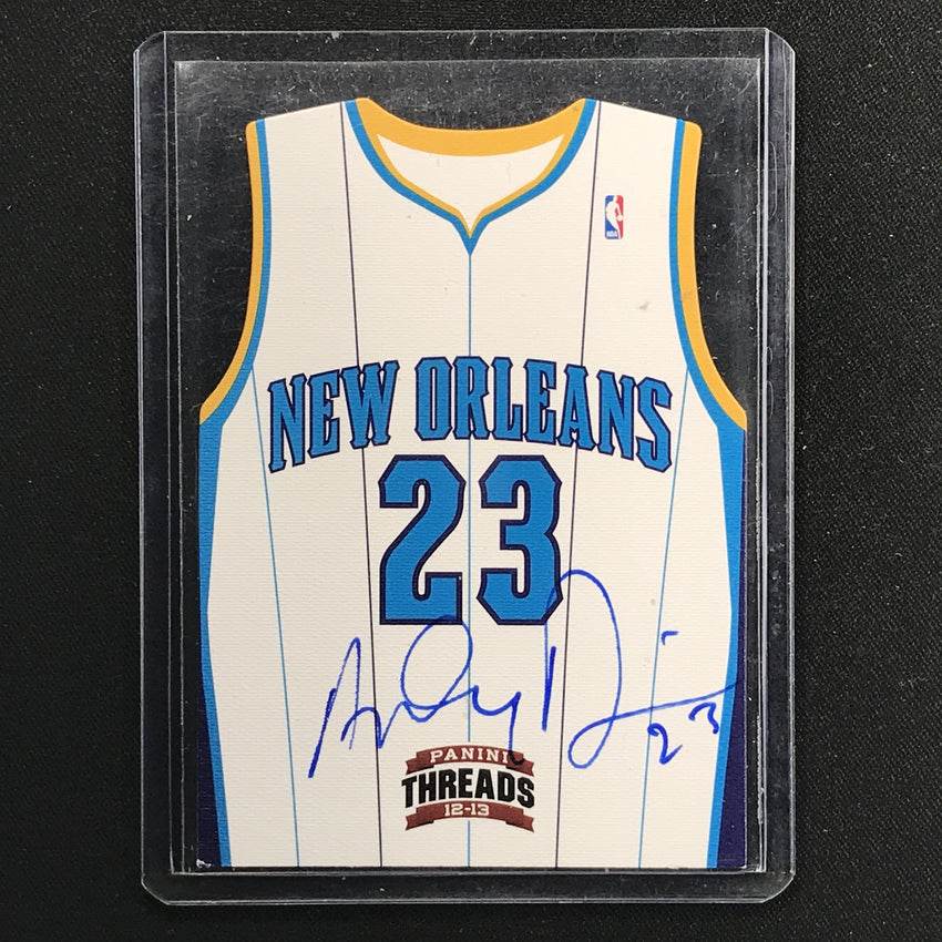 2012-13 Threads ANTHONY DAVIS Die Cut Auto #17-Cherry Collectables