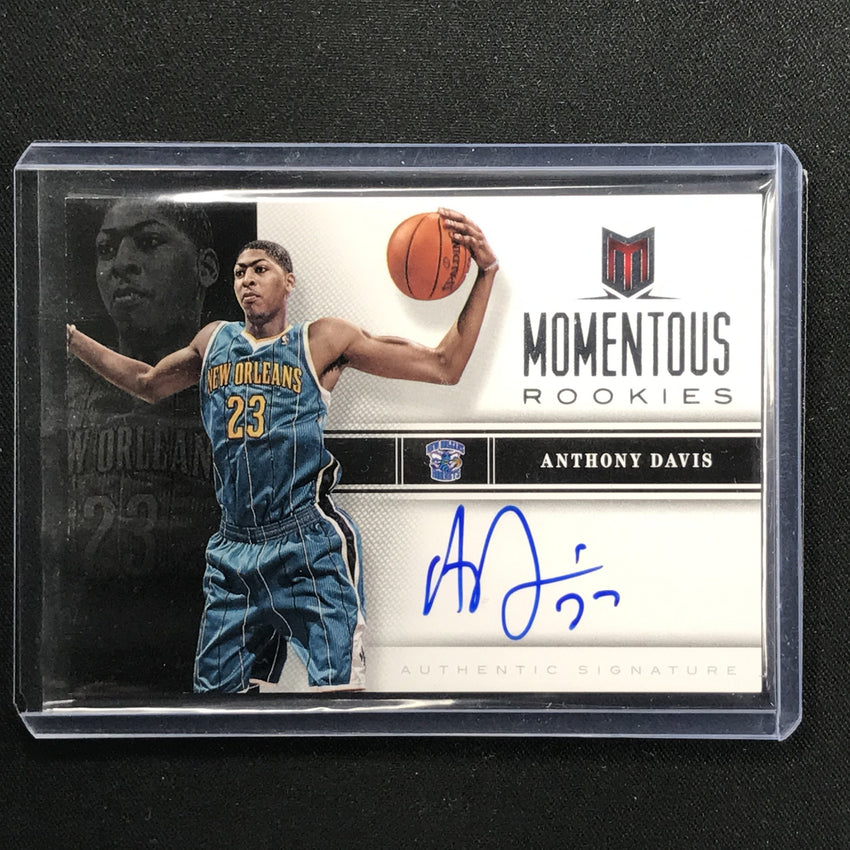 2013 Momentum ANTHONY DAVIS Momentous Rookies Auto #40-Cherry Collectables