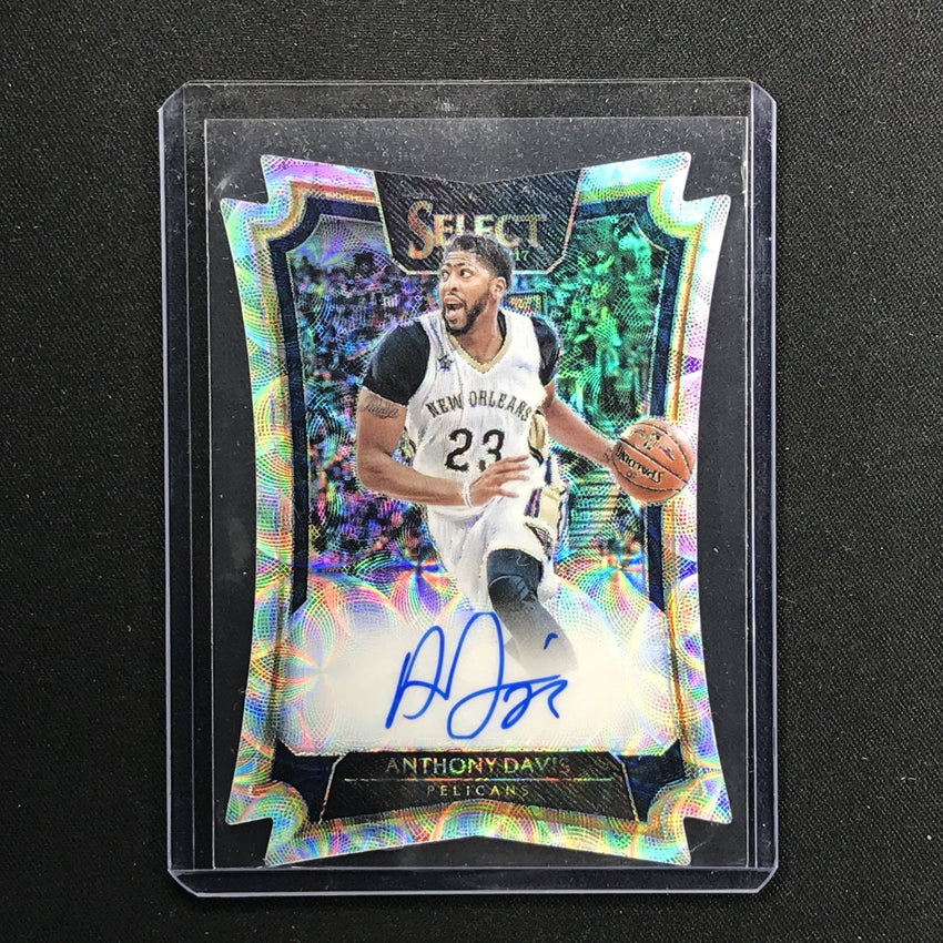 2016-17 Select ANTHONY DAVIS Die Cut Auto 23/25 Jsy #-Cherry Collectables