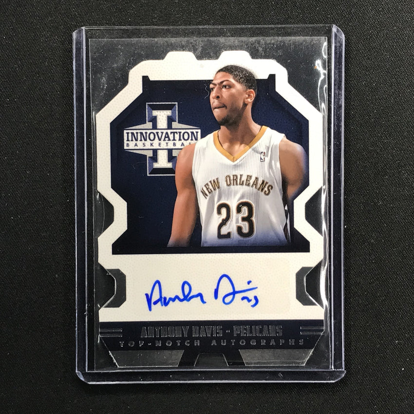 2013-14 Innovation ANTHONY DAVIS Top Notch Die Cut Auto 23/25 Jsy #-Cherry Collectables