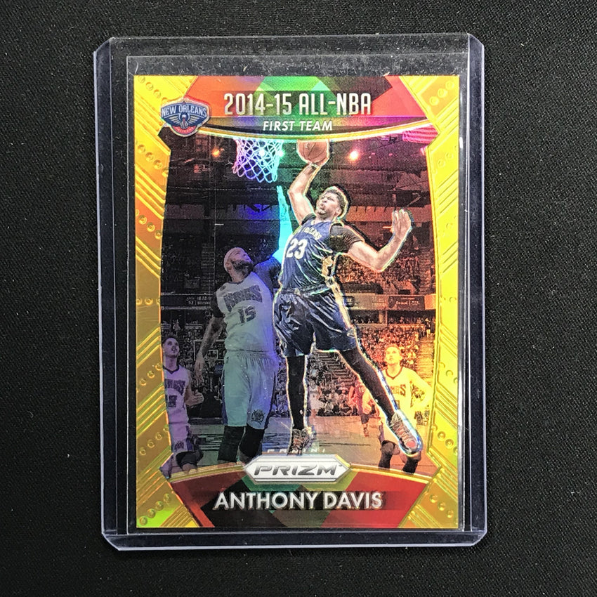 2015-16 Prizm ANTHONY DAVIS 2014 NBA All Star Gold Prizm 8/10-Cherry Collectables