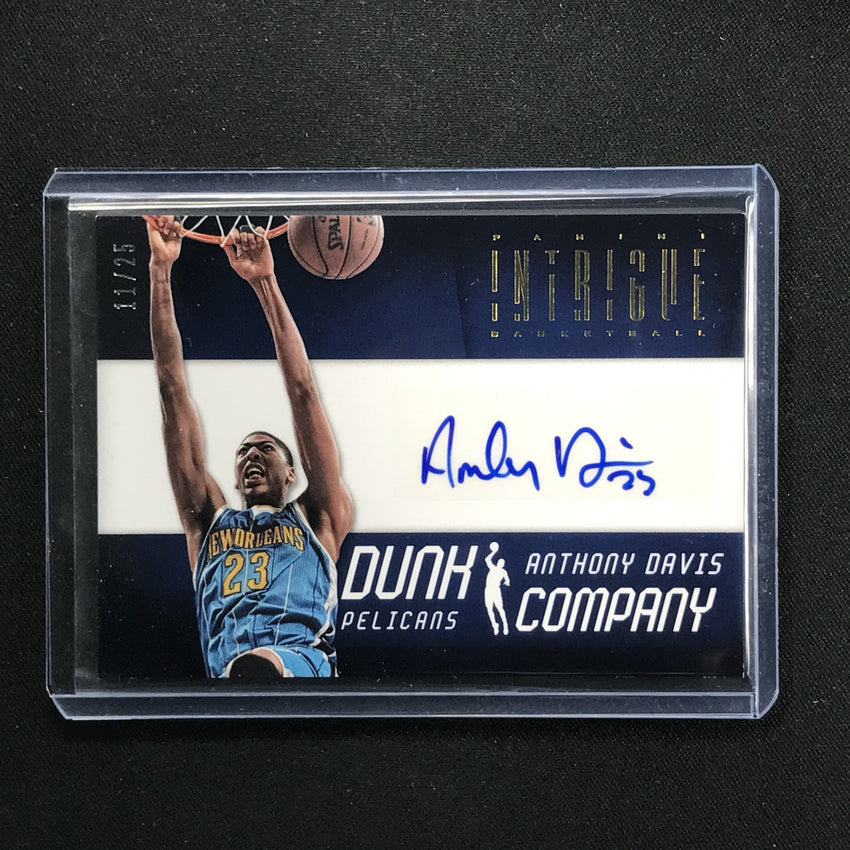 2012-13 Intrigue ANTHONY DAVIS Dunk Company Rookie Auto 11/25-Cherry Collectables