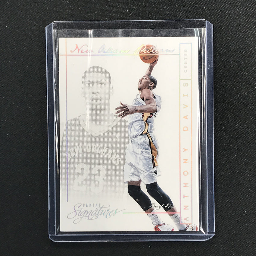 2013-14 Signatures ANTHONY DAVIS Platinum Base 1/1 #41-Cherry Collectables