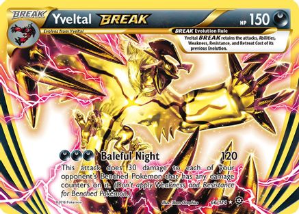 Yveltak BREAK - 66/114 - Break Ultra Rare XY Steam Siege