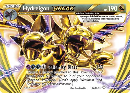 Hydreigon BREAK - 87/114 - Break Ultra Rare XY Steam Siege