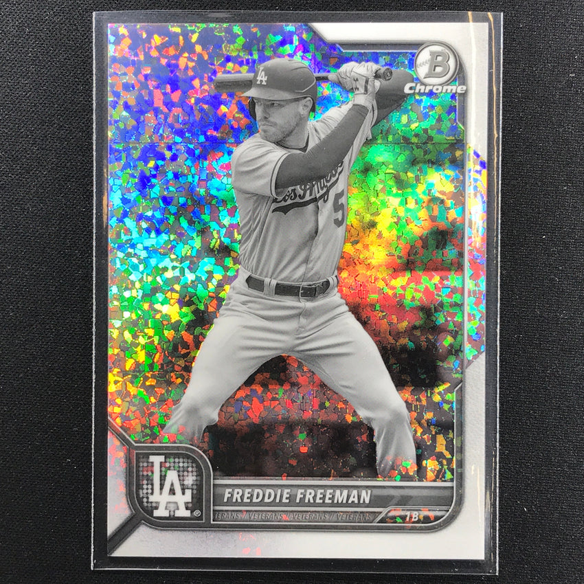 2022 Bowman Chrome Freddie Freeman Bandw Mini-diamond Refractor /199
