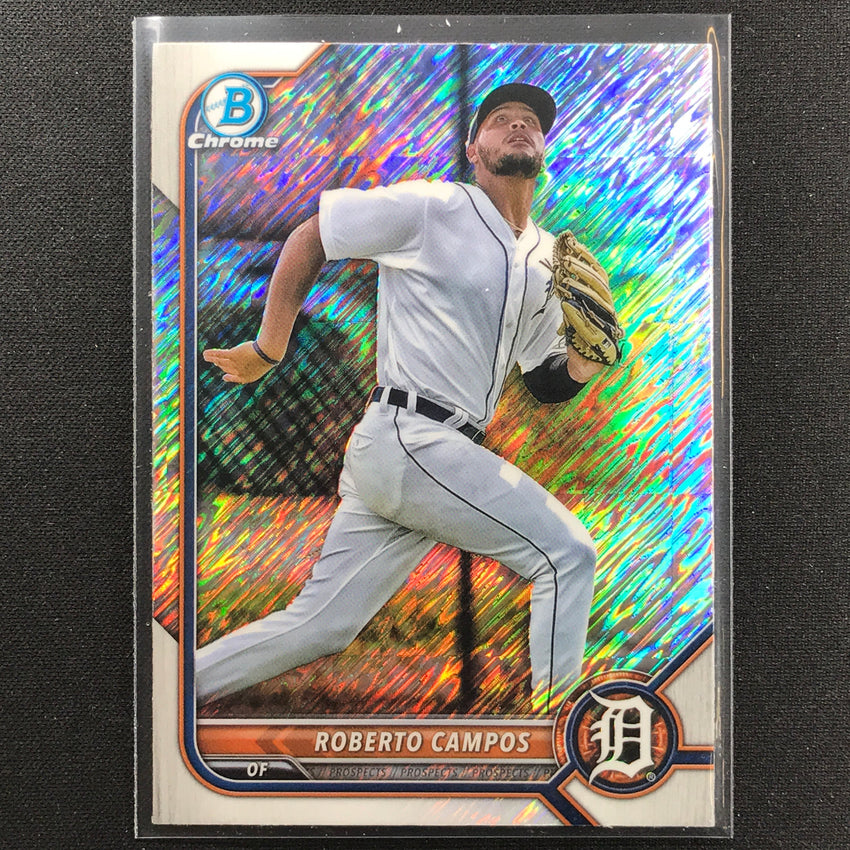 2022 Bowman Chrome ROBERTO CAMPOS Bowman Prospect Shimmer Refractor #216