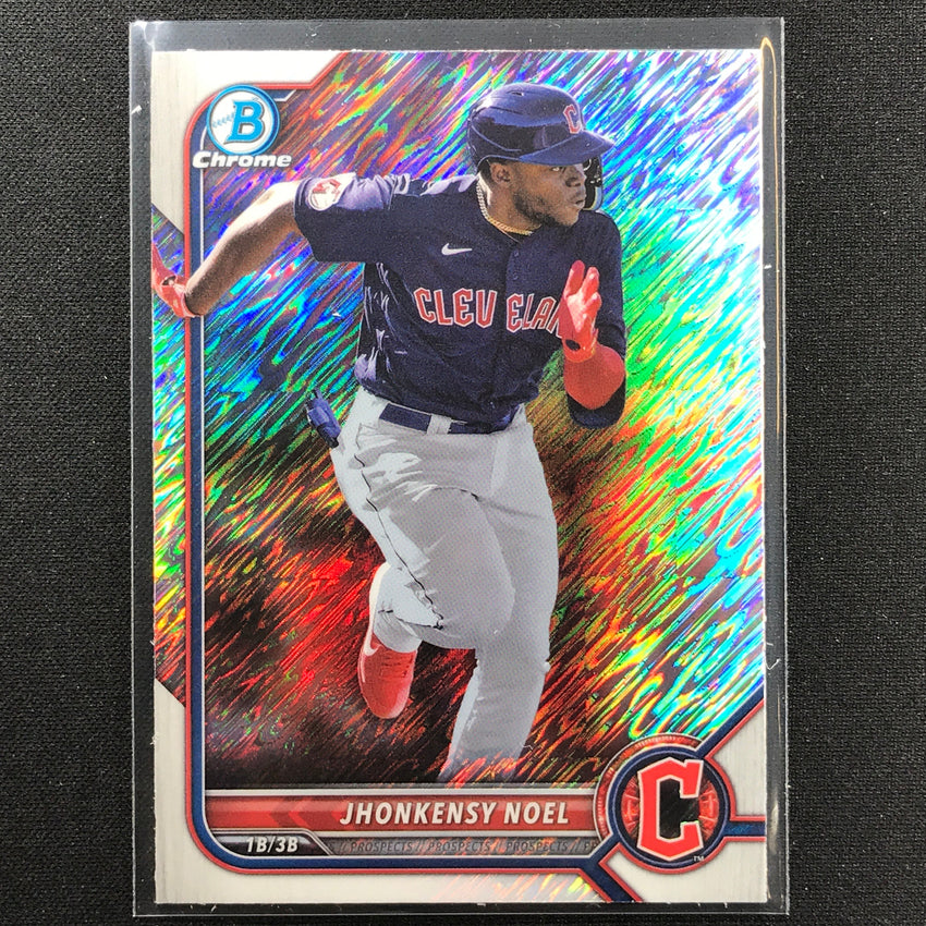 2022 Bowman Chrome Jhonkensy Noel Bowman Prospect Shimmer Refractor No 226