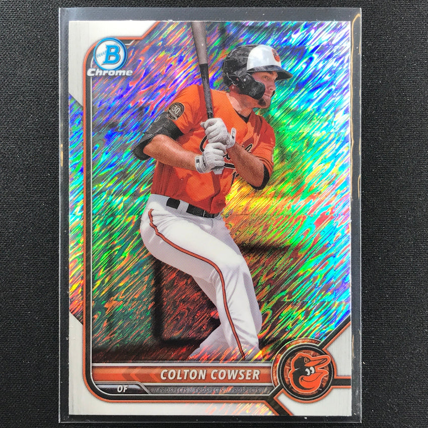 2022 Bowman Chrome COLTON COWSER Bowman Prospect Shimmer Refractor #236