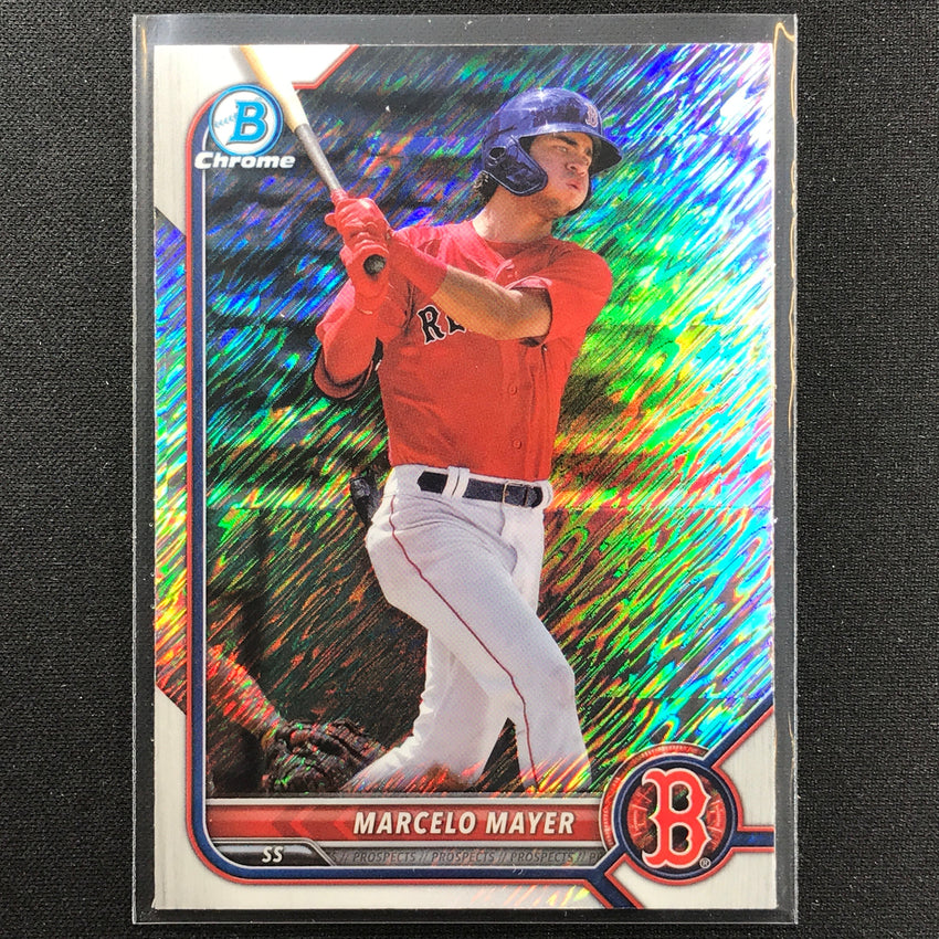 2022 Bowman Chrome Marcelo Mayer Bowman Prospect Shimmer Refractor No 237