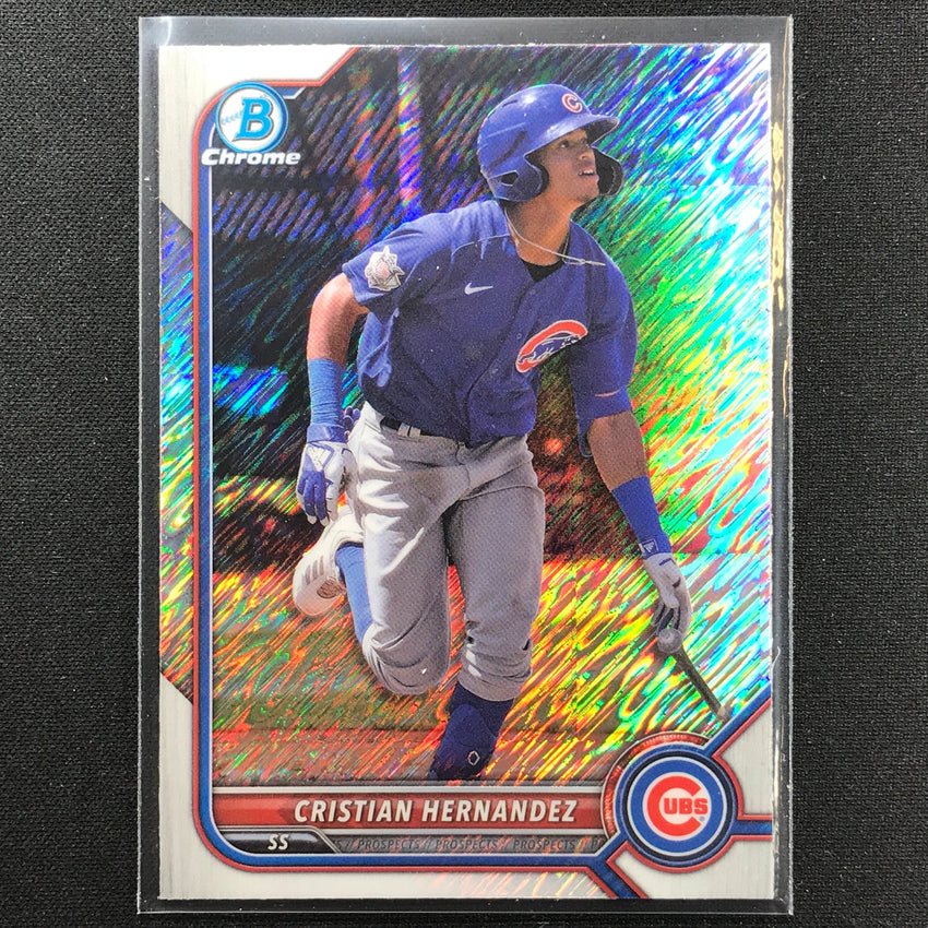 2022 Bowman Chrome CRISTIAN HERNANDEZ Bowman Prospect Shimmer Refractor #240