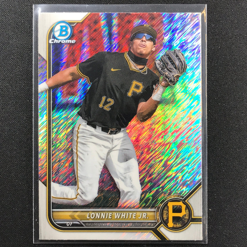 2022 Bowman Chrome LONNIE WHITE JR. Bowman Prospect Shimmer Refractor #246