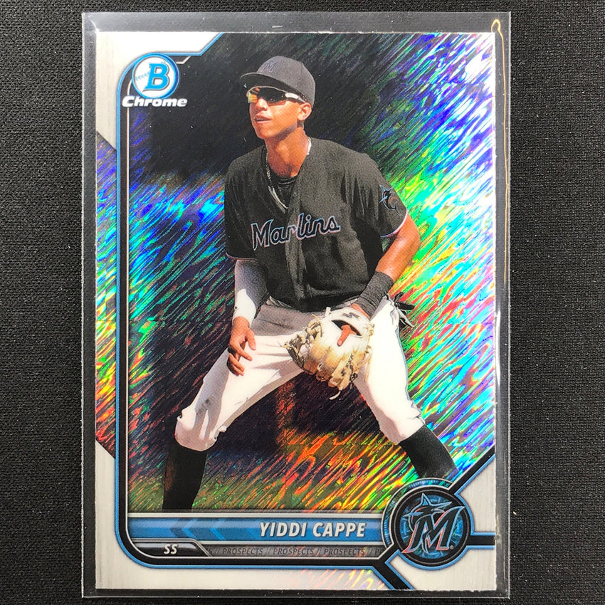 2022 Bowman Chrome YIDDI CAPPE Bowman Prospect Shimmer Refractor #248