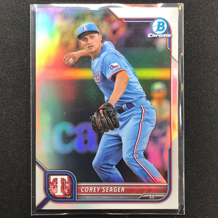 2022 Bowman Chrome Corey Seager Base Refractor /499