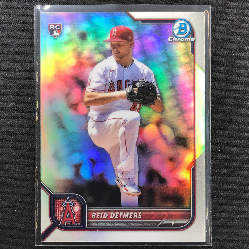 2022 Bowman Chrome Reid Detmers Rookie Base Refractor /499