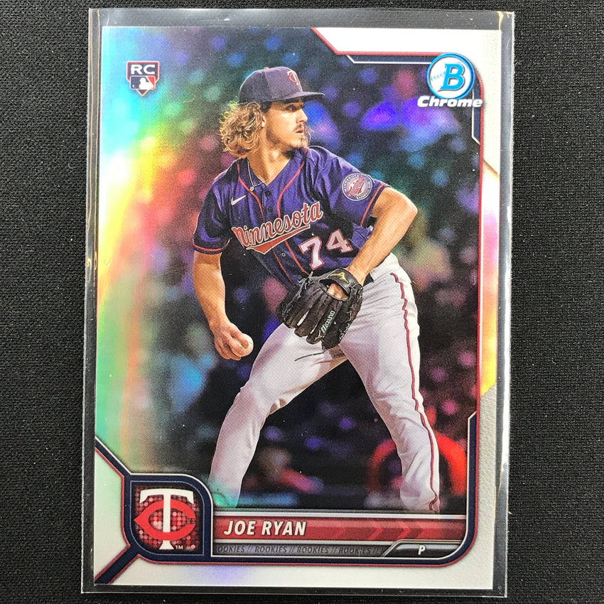 2022 Bowman Chrome Joe Ryan Rookie Base Refractor /499