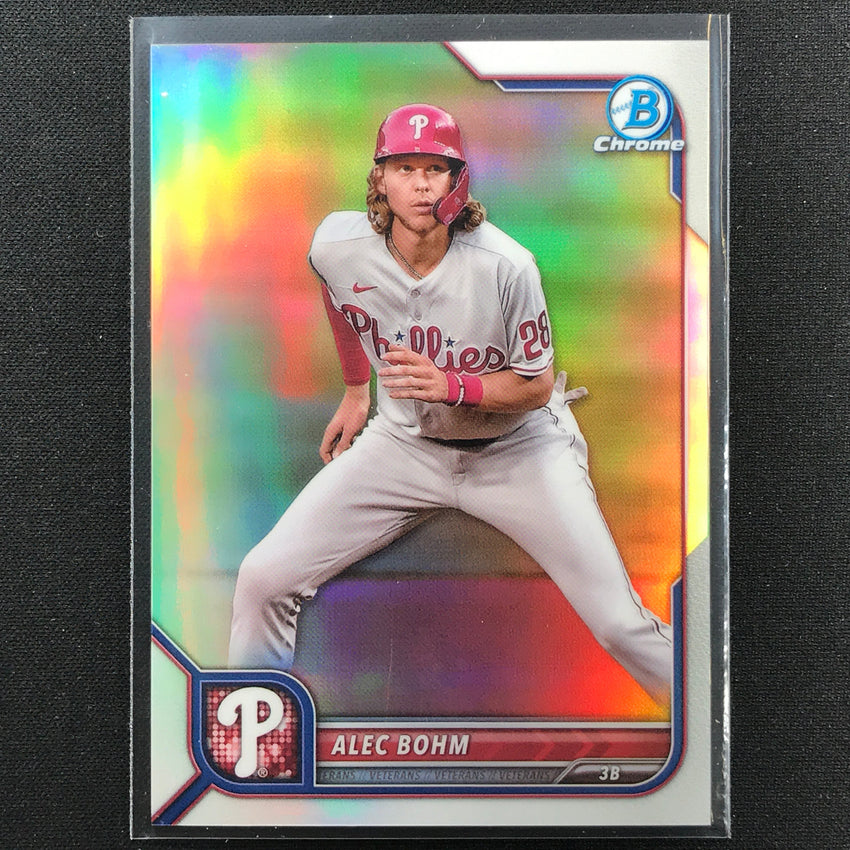 2022 Bowman Chrome Alec Bohm Base Refractor /499