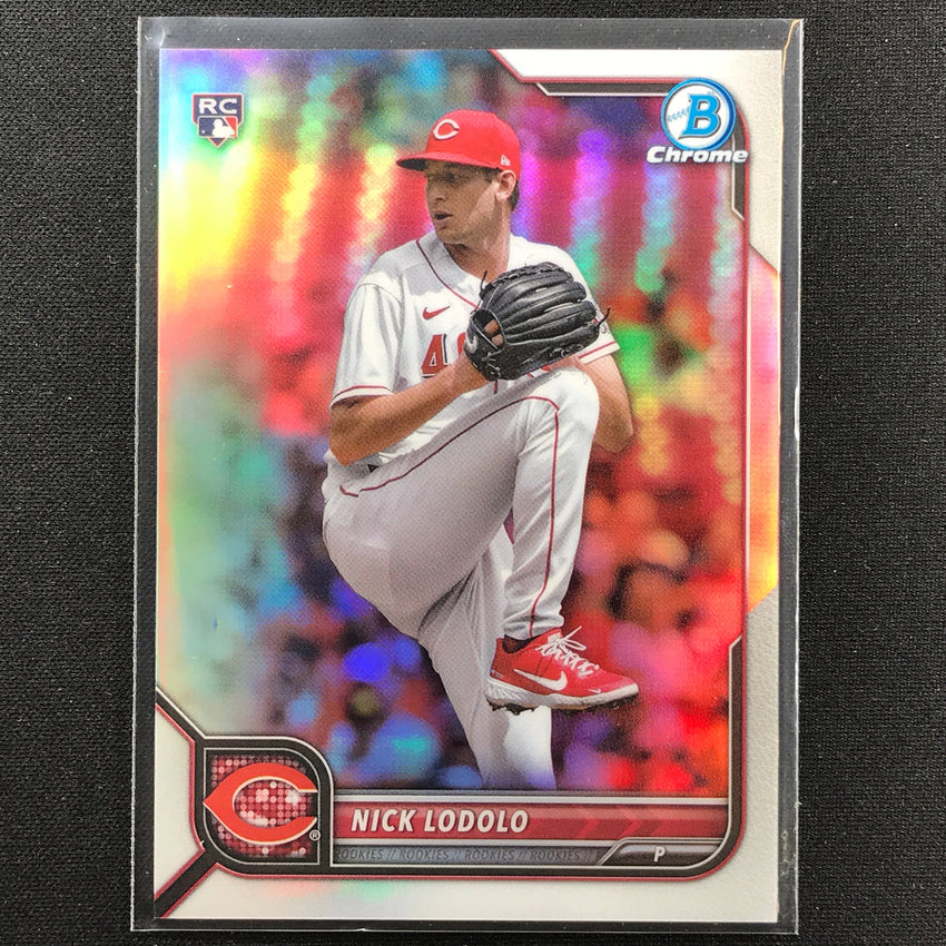 2022 Bowman Chrome Nick Lodolo Rookie Base Refractor /499