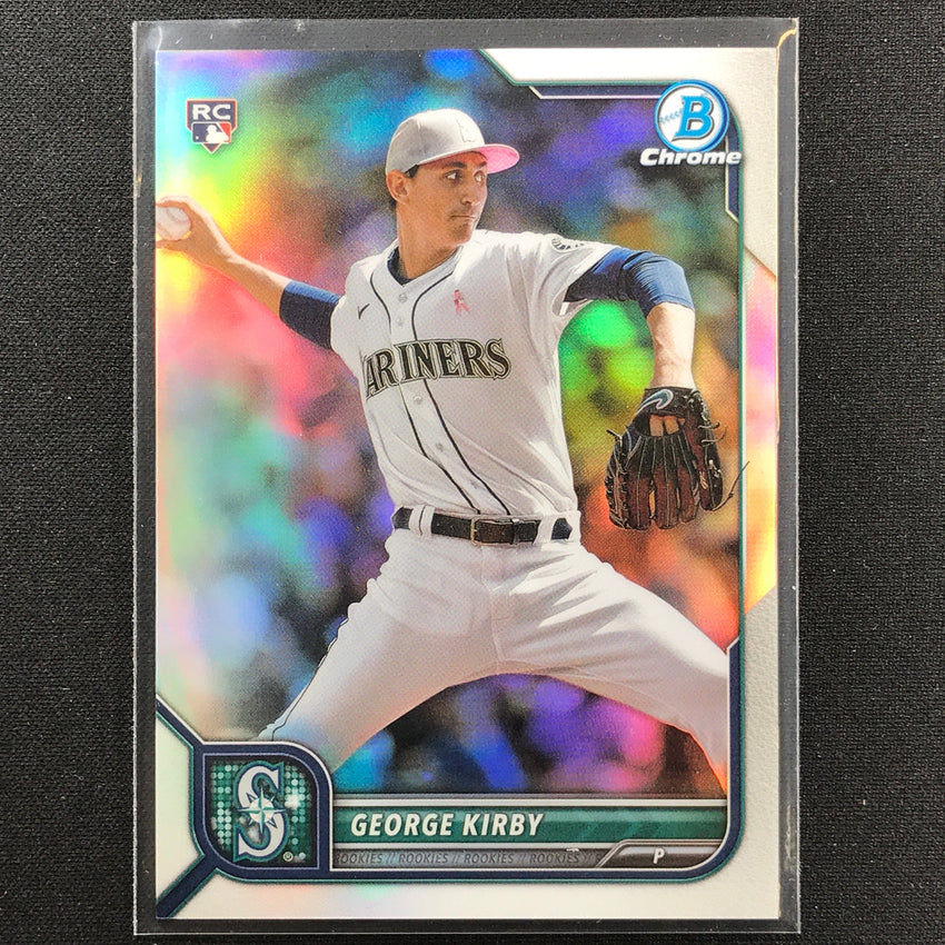 2022 Bowman Chrome George Kirby Rookie Base Refractor /499