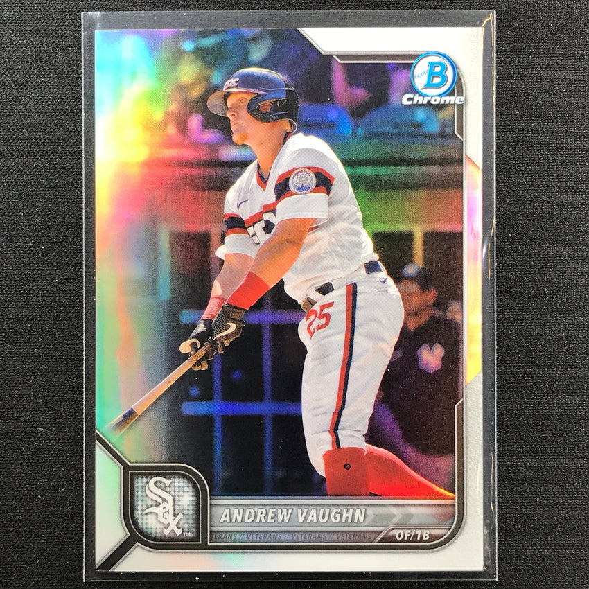 2022 Bowman Chrome Andrew Vaughn Base Refractor /499