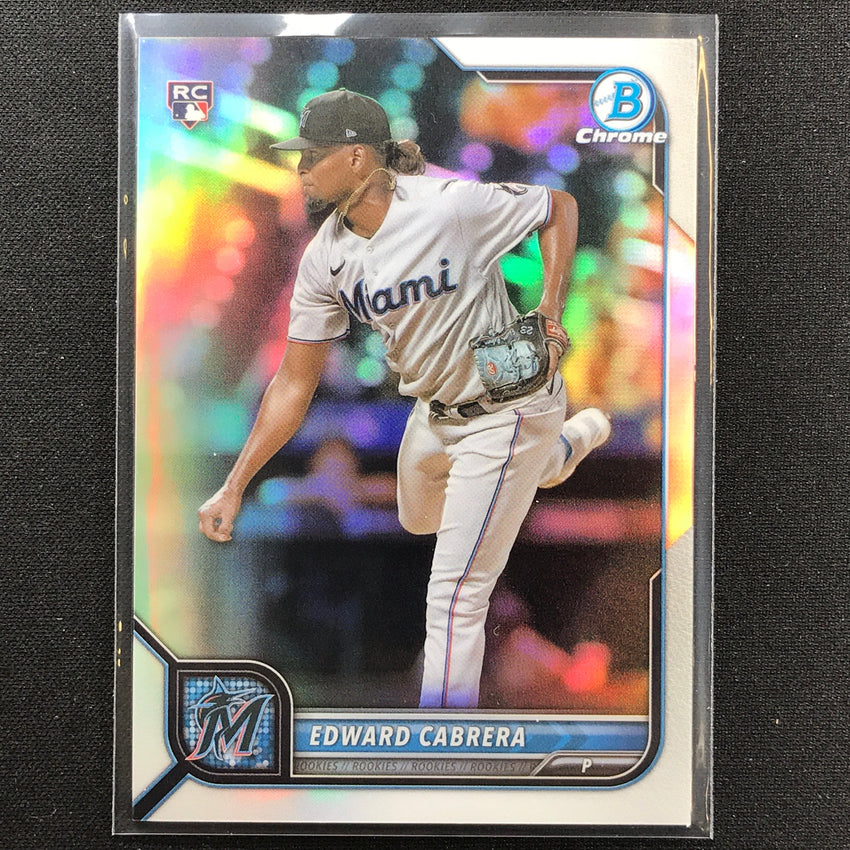 2022 Bowman Chrome Edward Cabrera Rookie Base Refractor /499