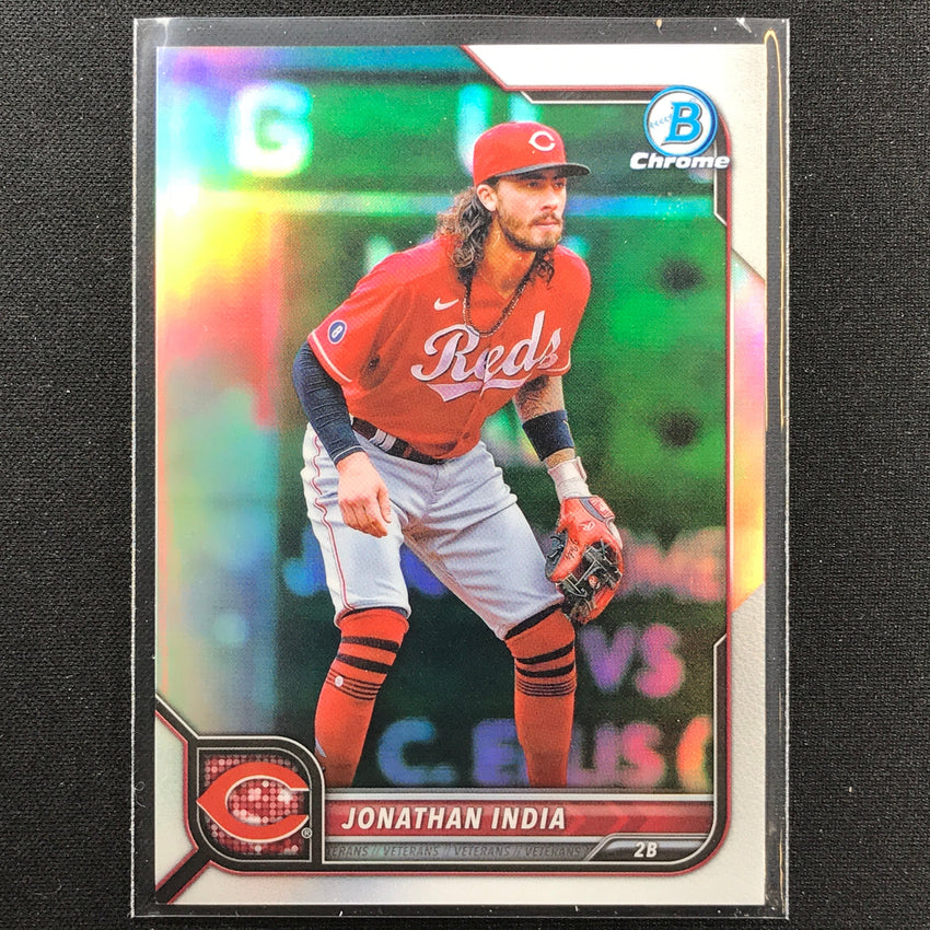 2022 Bowman Chrome Jonathan India Base Refractor /499